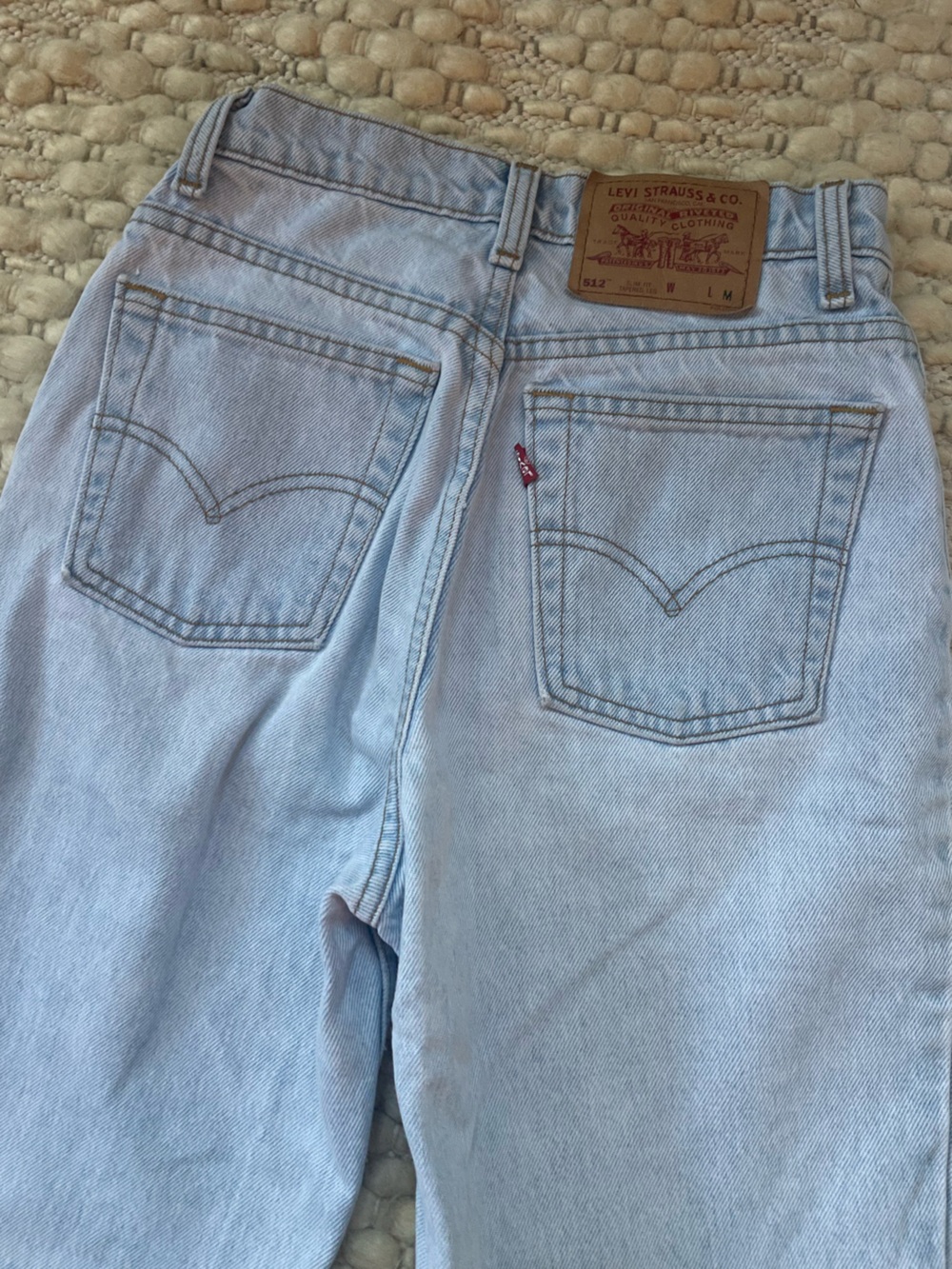 Vintage Levi's 512 Slim Fit Jeans - Light Blue